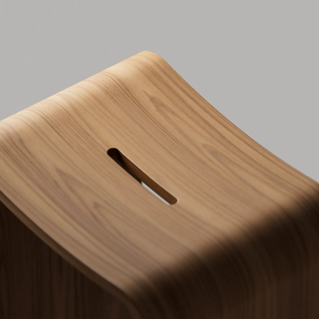 Oak Crown Cut Bonded Wood Veneer PBR Texture - Example Scene Visualization | Superellipse