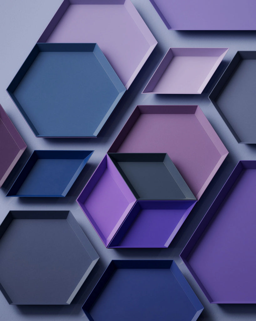 Serge Blue Gloss Finish Plastic PBR Texture - Example Scene Visualization | Superellipse