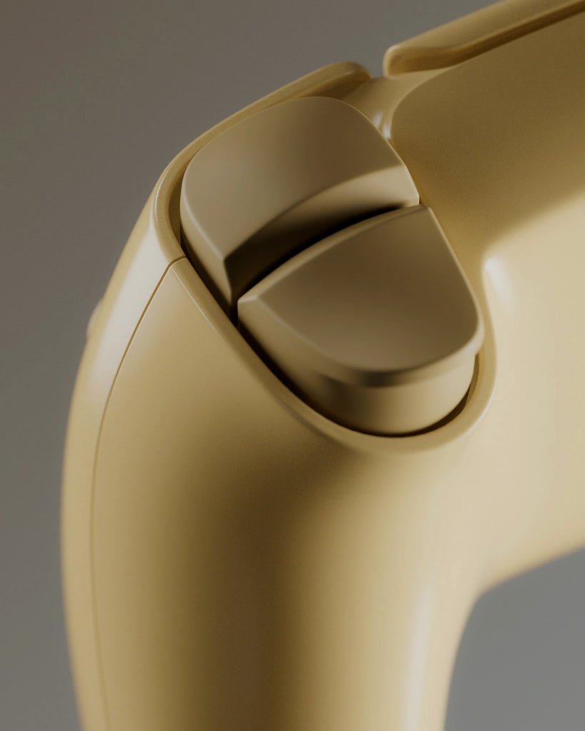 Cane Beige Gloss Finish Plastic PBR Texture - Example Scene Visualization | Superellipse