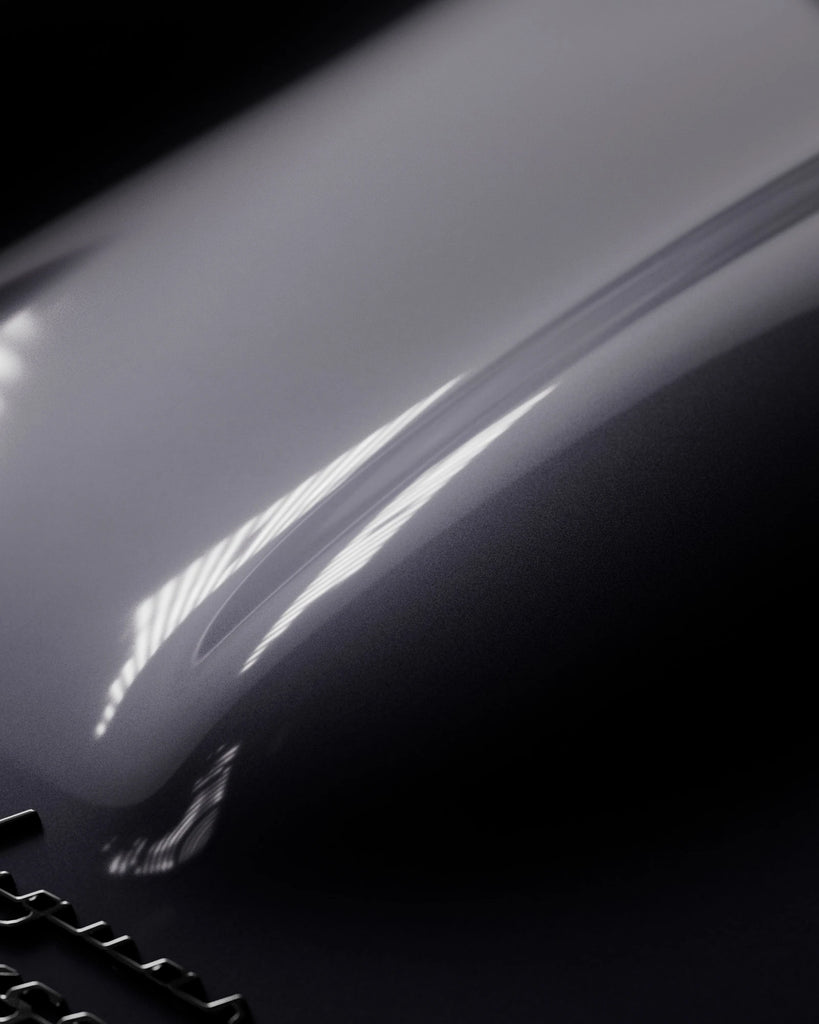 Muted Violet Metallic Gloss Paint PBR Texture - Example Scene Visualization | Superellipse