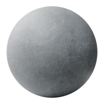 Basalt Blue Pigmented Concrete PBR Texture - Sphere Swatch Preview | Superellipse