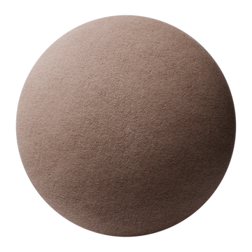 Textured Cocoa Brown 135gsm Paper PBR Texture - Sphere Swatch Preview | Superellipse