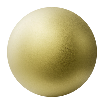 Sandblasted Matte Brass Metal PBR Texture - Sphere Swatch Preview | Superellipse