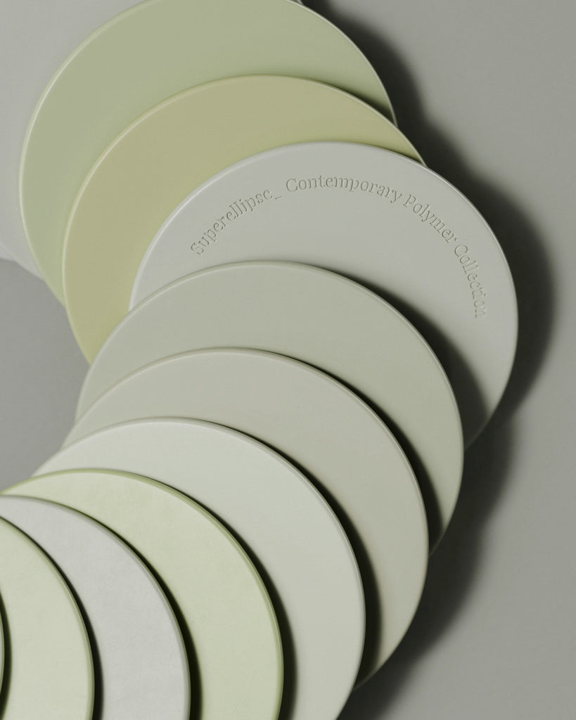 Mist Green Lightly Worn Plastic PBR Texture - Example Scene Visualization | Superellipse