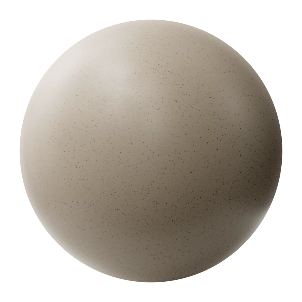 Dark Speckled Beige Plastic PBR Texture - Sphere Swatch Preview | Superellipse