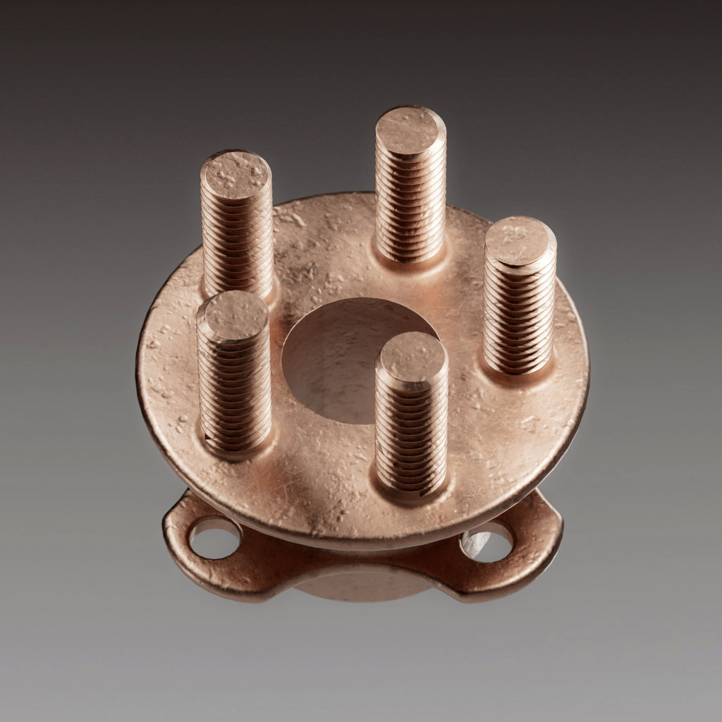 Aged Cast Copper Metal PBR Texture - Example Scene Visualization | Superellipse