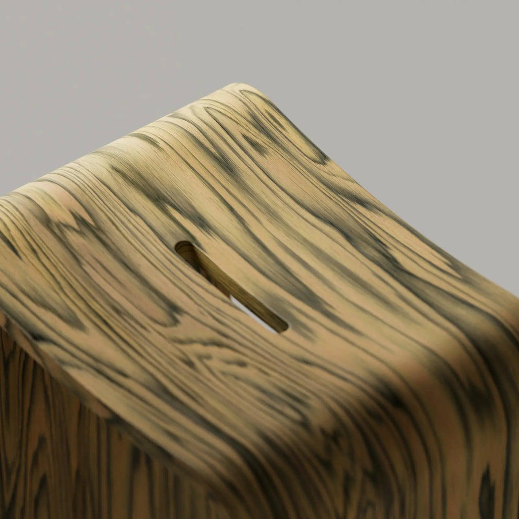 Sottsass Yellow Dyed Wood Veneer 02 PBR Texture - Example Scene Visualization | Superellipse