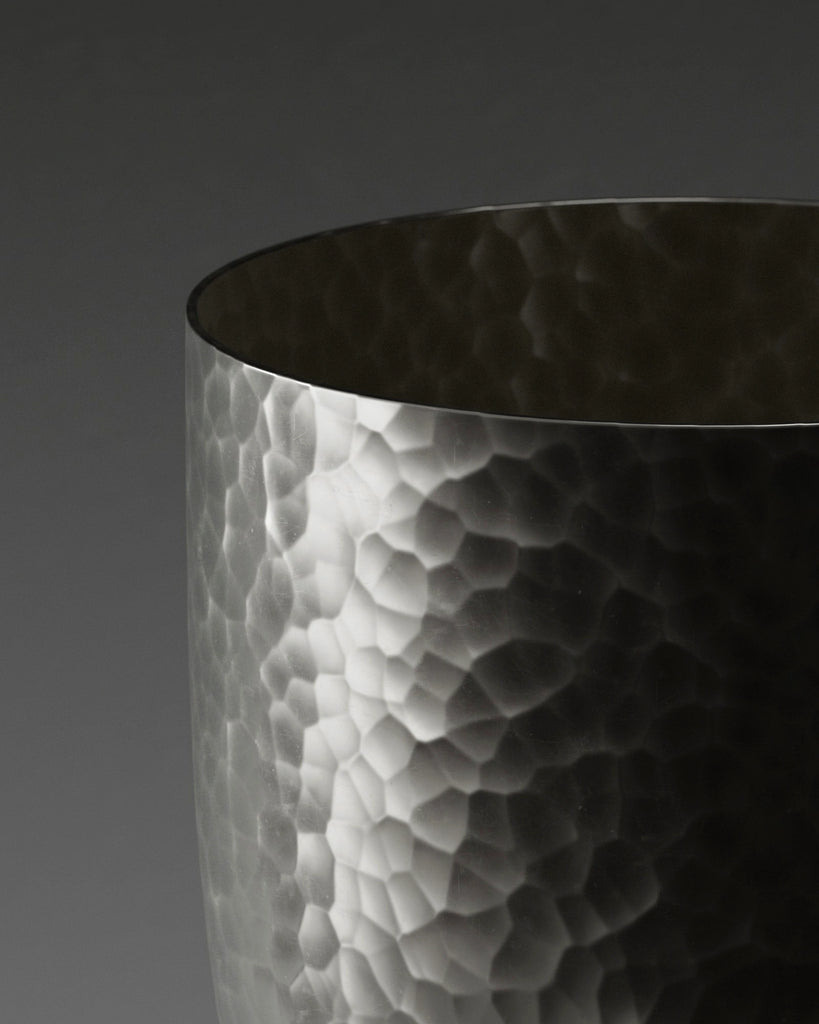 Artisan Chased Hammered Silver Metal PBR Texture - Example Scene Visualization | Superellipse