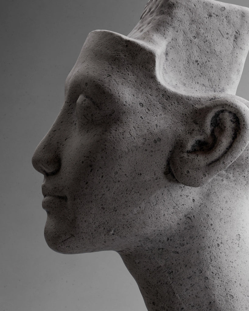 Arctic Grey Soapstone Pitted PBR Texture - Example Scene Visualization | Superellipse