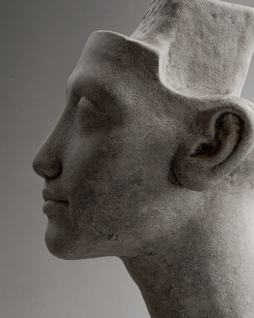 Ash Grey Sandblasted Limestone PBR Texture - Example Scene Visualization | Superellipse