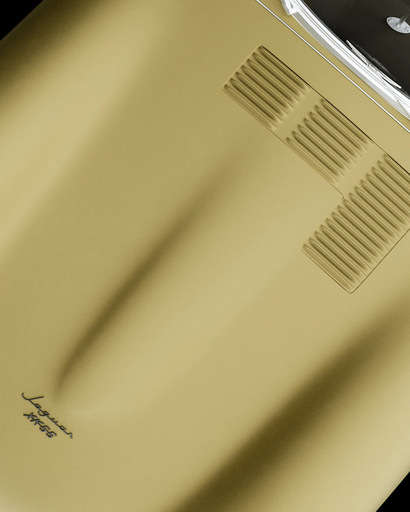 Desert Yellow Metallic Satin Paint PBR Texture - Example Scene Visualization | Superellipse