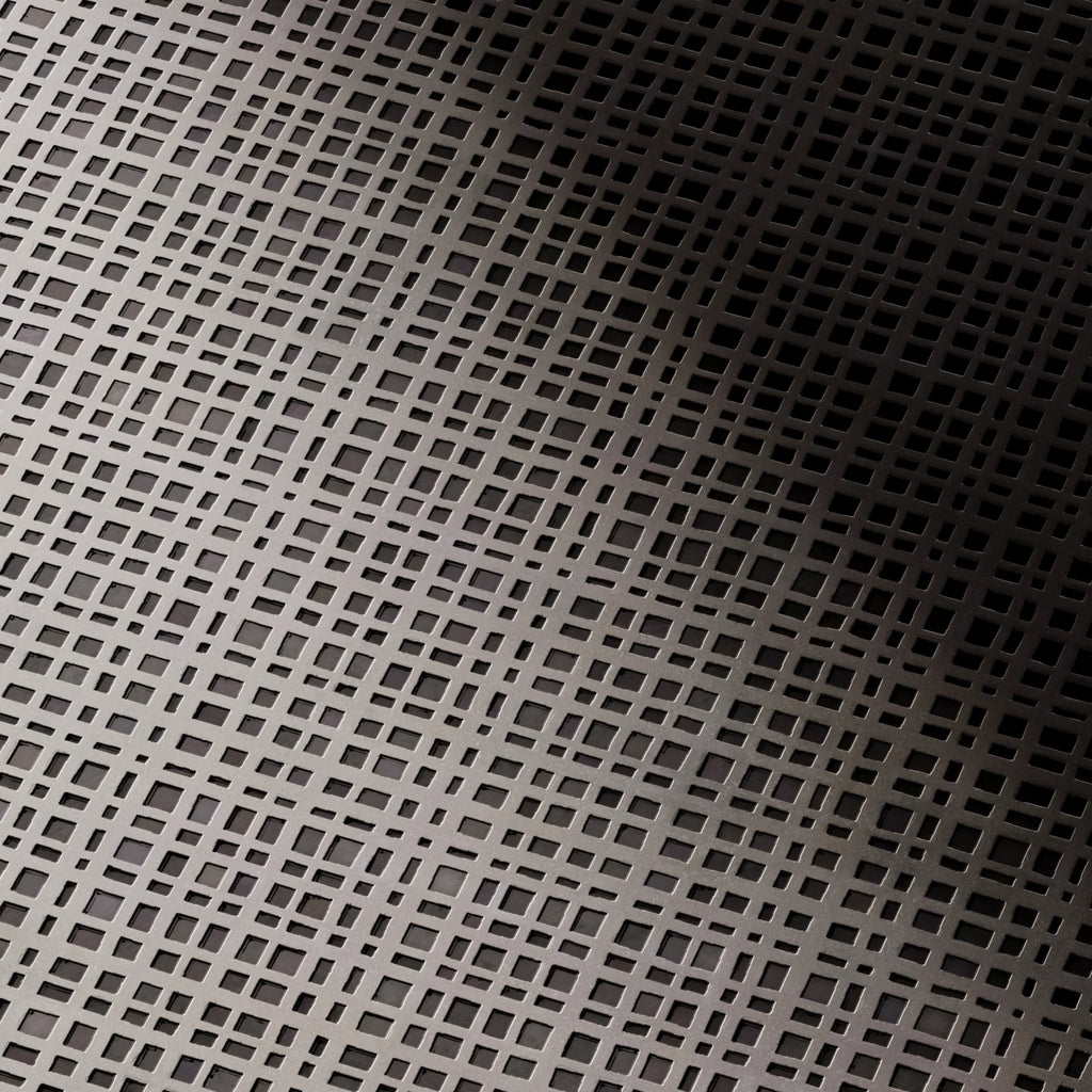 Artisan Geometric Etched Stainless Steel Panel PBR Texture - Example Scene Visualization | Superellipse