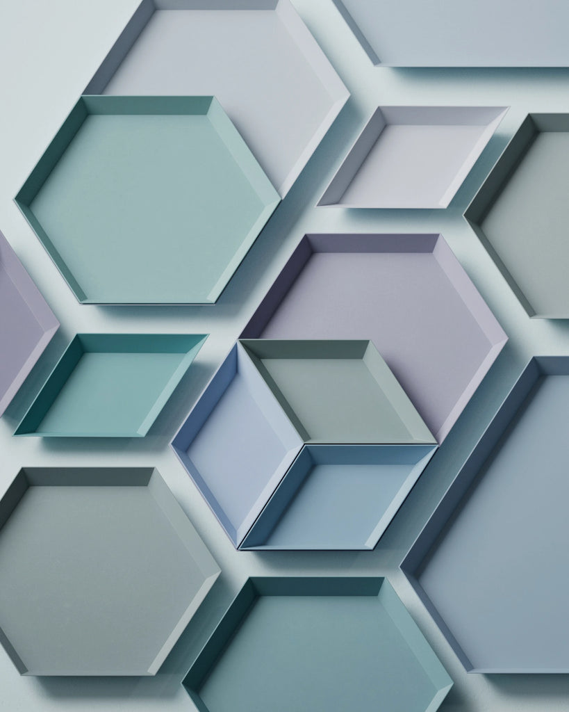 Berrington Blue Heavily Damaged Plastic PBR Texture - Example Scene Visualization | Superellipse