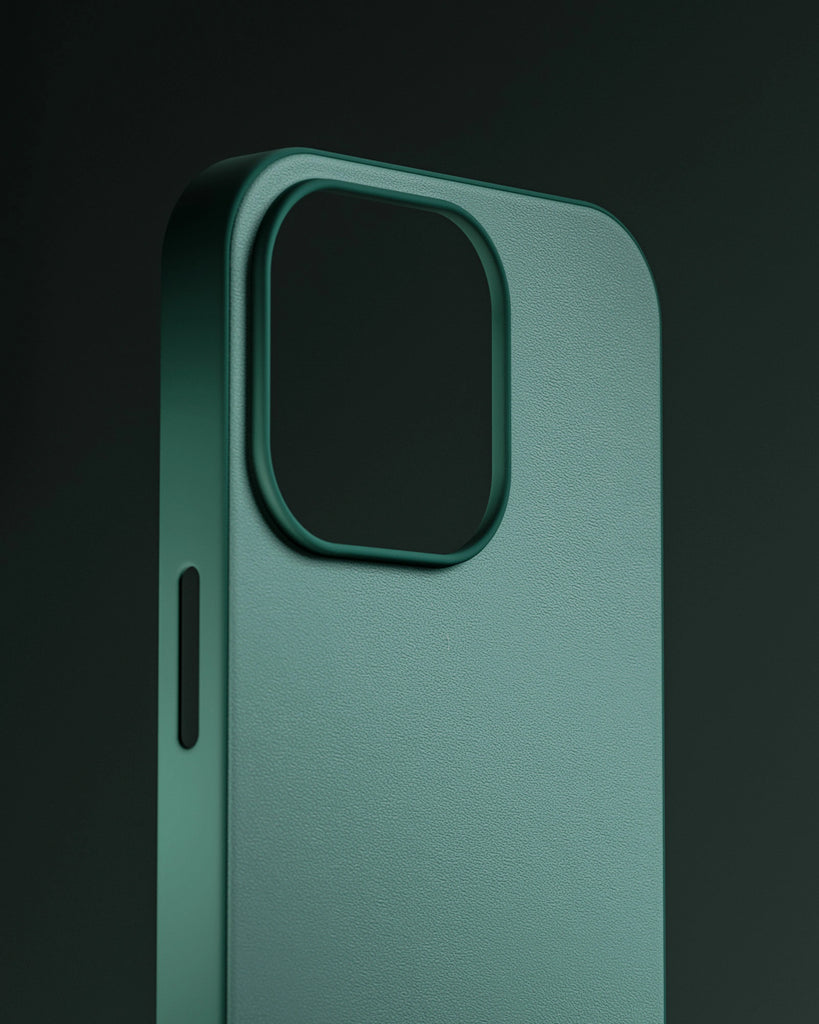 Faux Leather Fine Grain Green PBR Texture - Example Scene Visualization | Superellipse