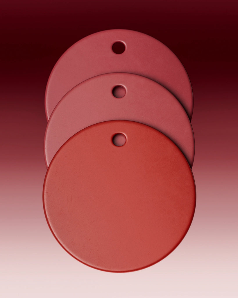 Raspberry Red Heavily Damaged Plastic PBR Texture - Example Scene Visualization | Superellipse