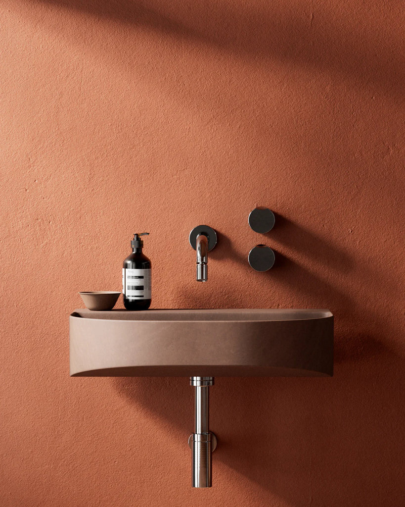 Tuscany Red Clay Plaster Facade PBR Texture - Example Scene Visualization | Superellipse