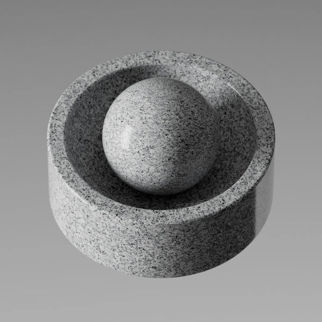 Jay White Polished Granite Slab PBR Texture - Example Scene Visualization | Superellipse