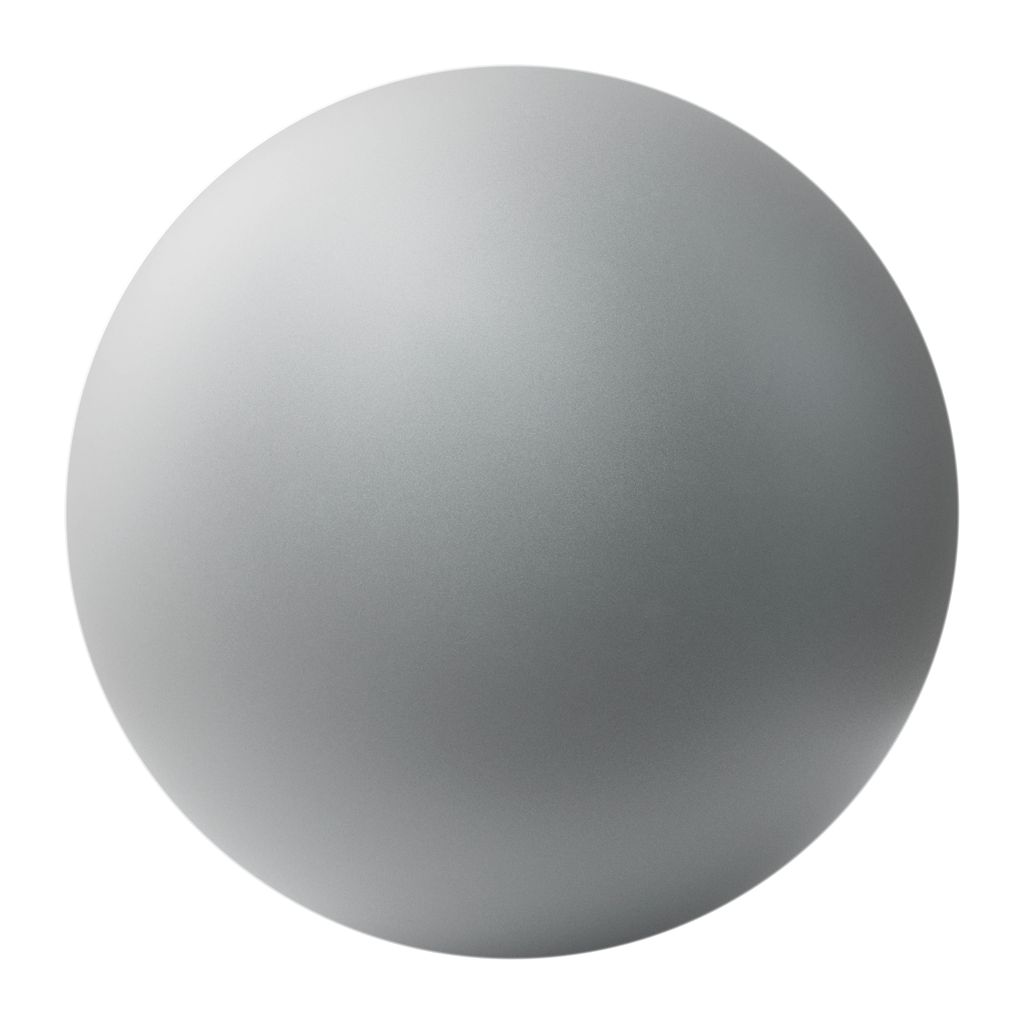 Hallmark Grey Metallic Satin Paint PBR Texture - Sphere Swatch Preview | Superellipse