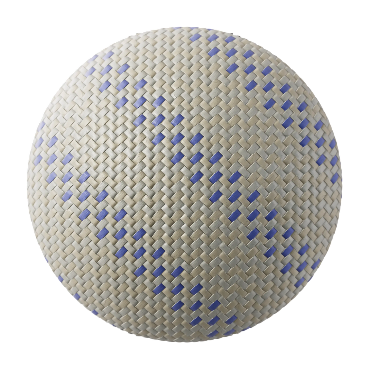 Sandstone Purple Braided Cord PBR Texture - Sphere Swatch Preview | Superellipse