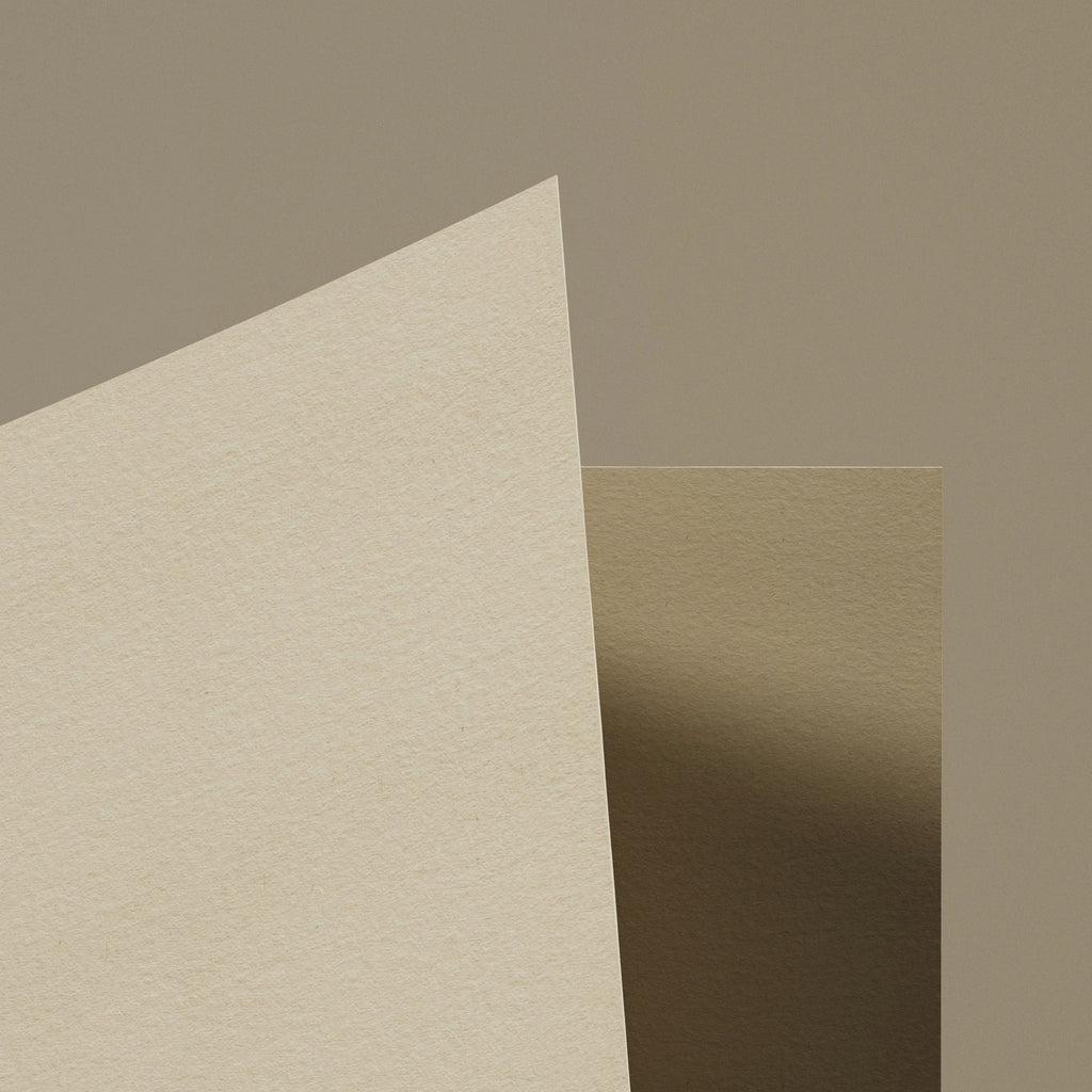 Handmade Beige Pulp Paper PBR Texture - Example Scene Visualization | Superellipse