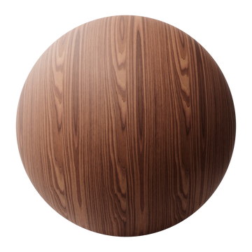 Rosewood Slip Matched Oiled Veneer Wood PBR Texture - Sphere Swatch Preview | Superellipse