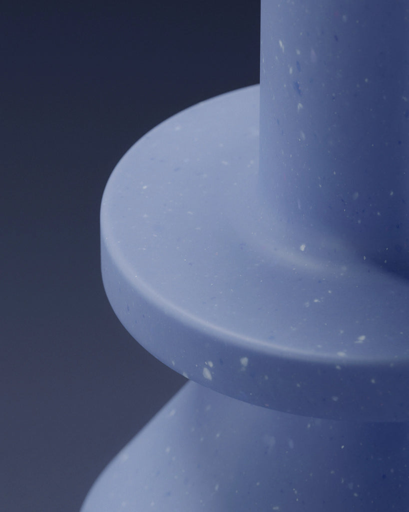 Ocean Blue Recycled Bioplastic PBR Texture - Example Scene Visualization | Superellipse