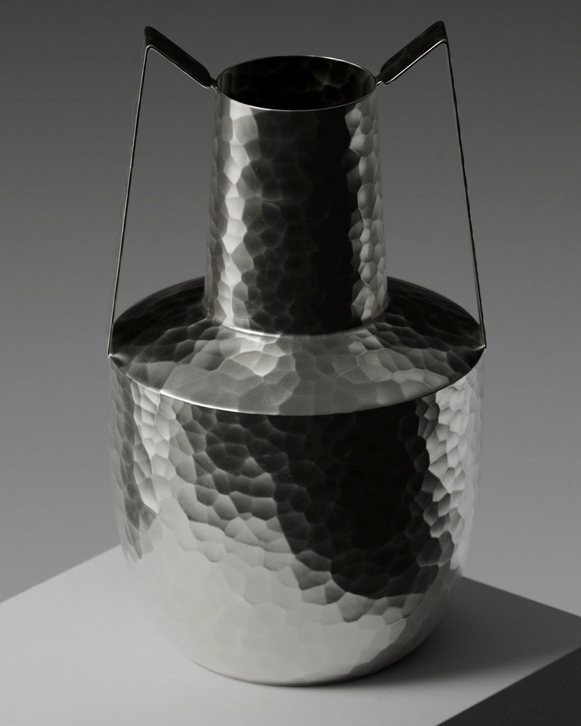 Artisan Chased Hammered Silver Metal PBR Texture - Example Scene Visualization | Superellipse