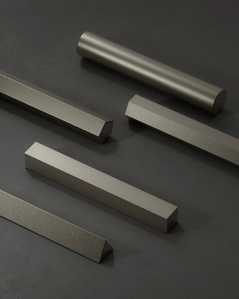 Sandblasted Platinum Metal PBR Texture - Example Scene Visualization | Superellipse